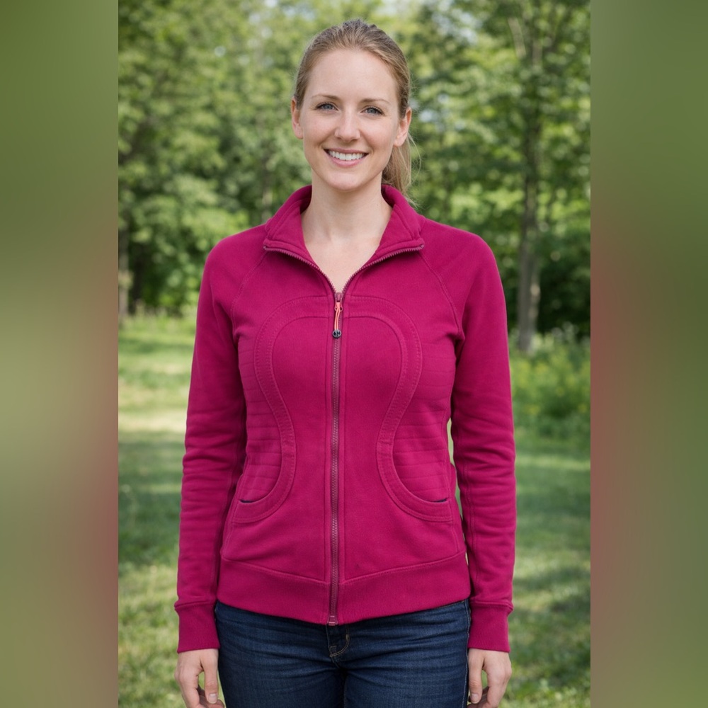lululemon athletica Pink Bomber Jacket